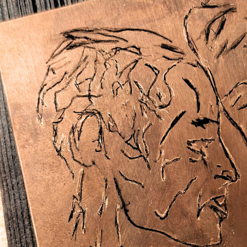 Œuvre rituelle 'L’Hermite' – Création unique